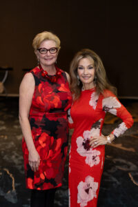 President of the Board of Directors of the American Heart Association-Austin Virginia Visser and Susan Lucci