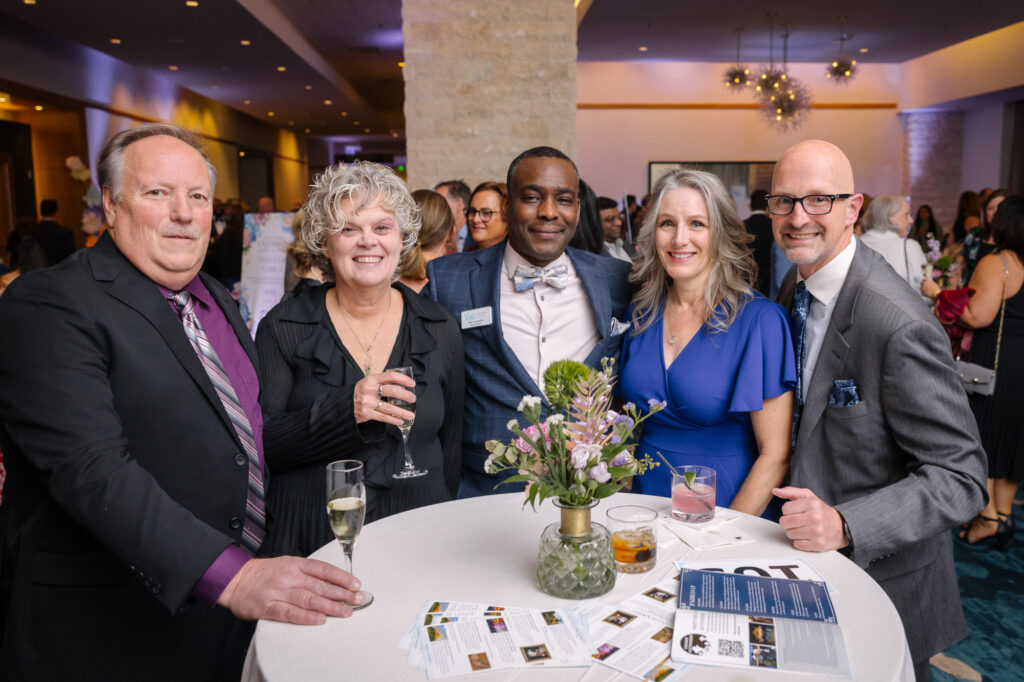 Ron and Vicki Coleman, Brian Cornelius, and Laura and Jon Woodford