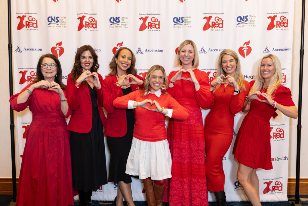Executive Leadership Team members Susan Avant, Lauren Suarez, Tarra Washington, Mary Schramm, Meredith Wells, Britt Klucznik, and Amy Jackson