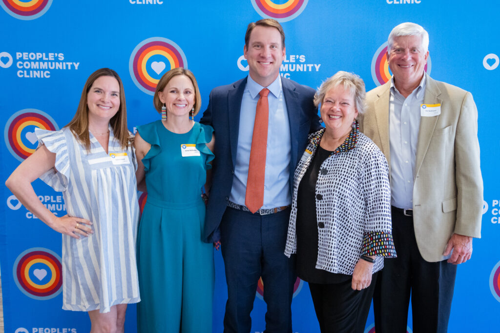 Katie Ruback, Anna and Matt Balthazar, and Ellen and Jim Balthazar