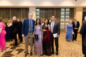 Lyn and Jyoti Machen, Munira Fareed, and Suaad Sait