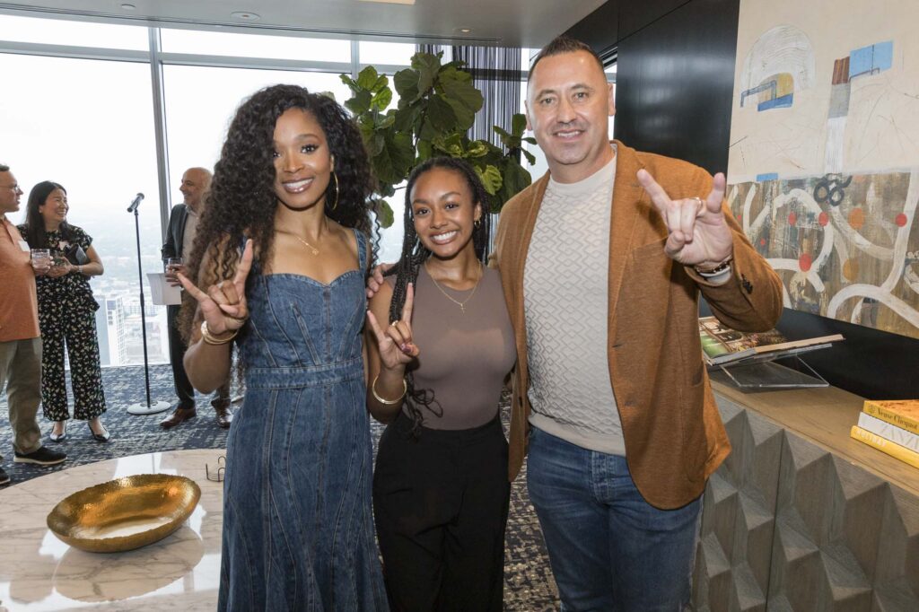 Loreal Sarkisian, Sara Hutson, and Steve Sarkisian