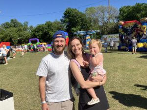 Brett, Michelle, and Nora Allen