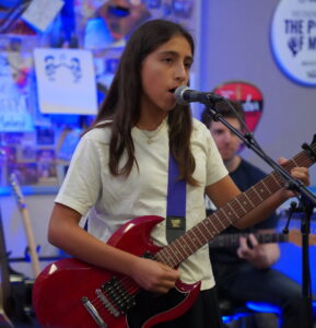 Band 101 No experience needed! By week’s end, Band 101 campers will take the stage for a live band performance.