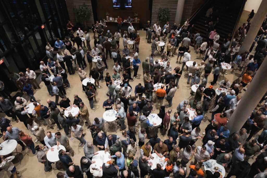 The foyer at Austin Ridge before the start of Warrior Night