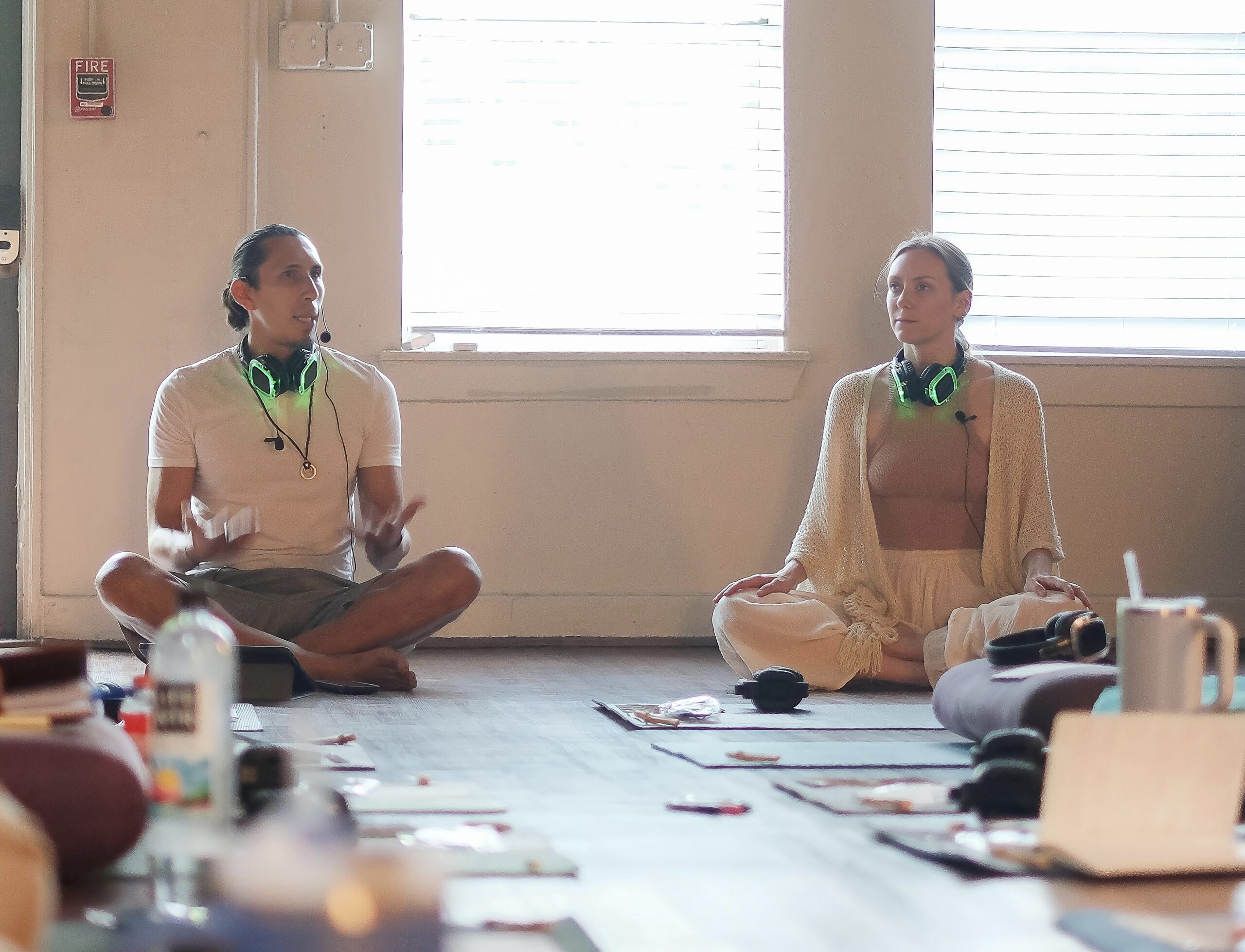 JJ Ruescas with Kitty Mars during Alchemizing Anger – A Breathwork Experience for Women