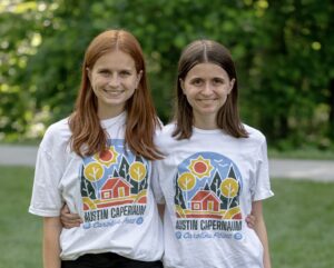 Capernum assistant staff member Emma Bandera and her sister Carolina