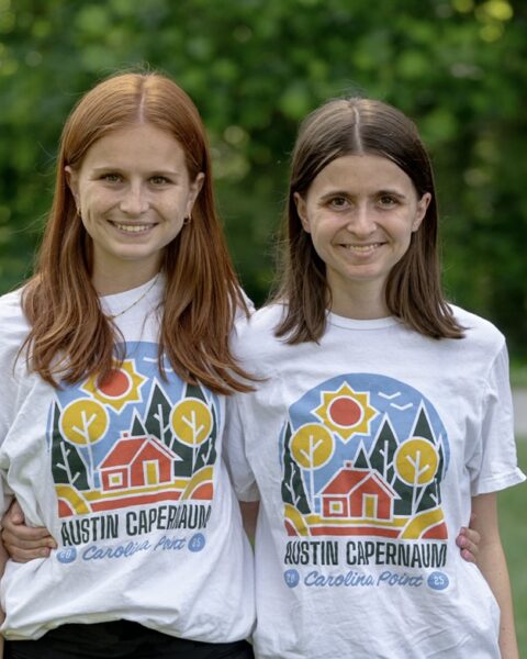 Capernum assistant staff member Emma Bandera and her sister Carolina