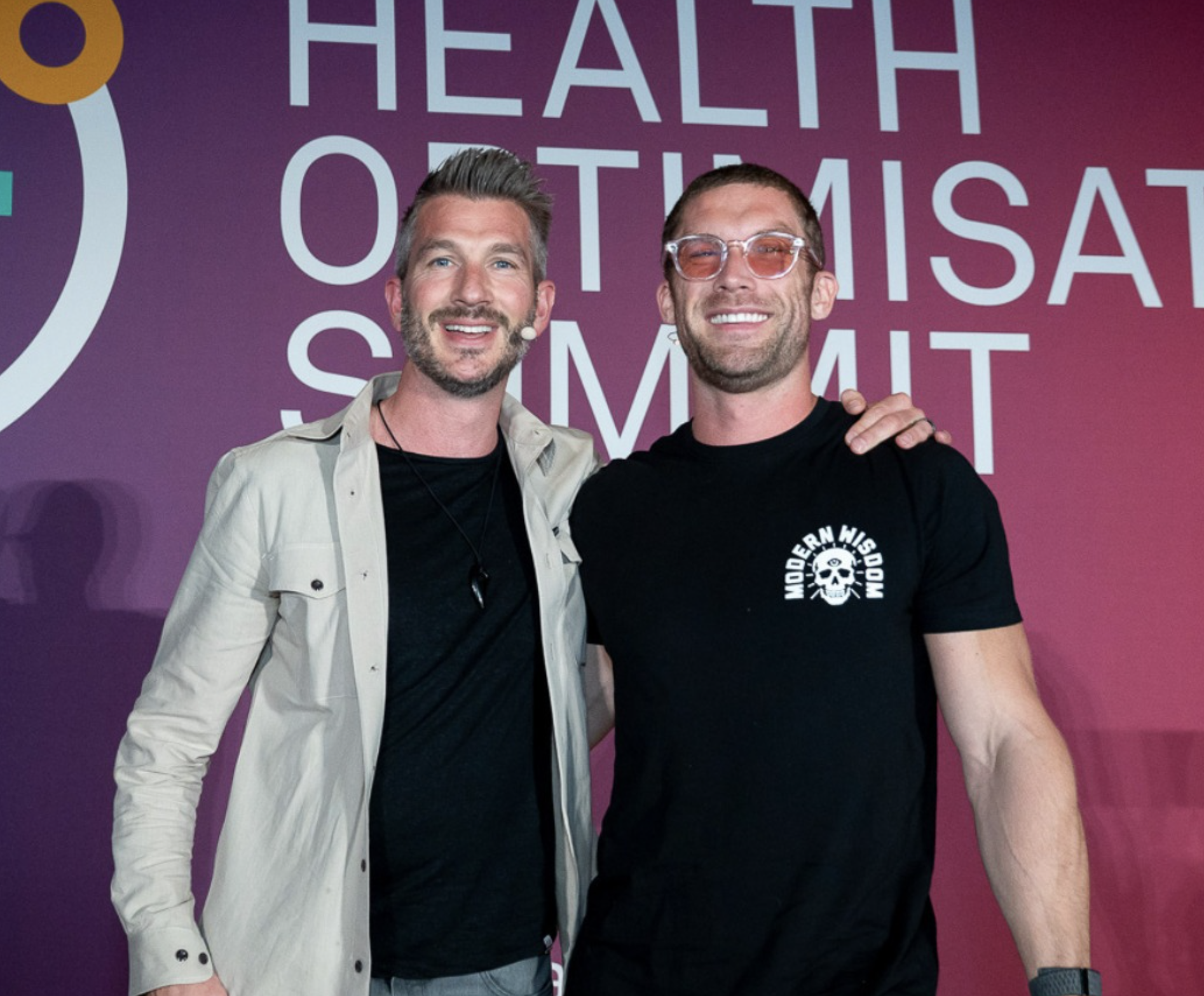The UK’s leading biohacker and visionary of the Health Optimisation Summit, Tim Grey, with Modern Wisdom podcast host and new Austin resident Chris Williamson
