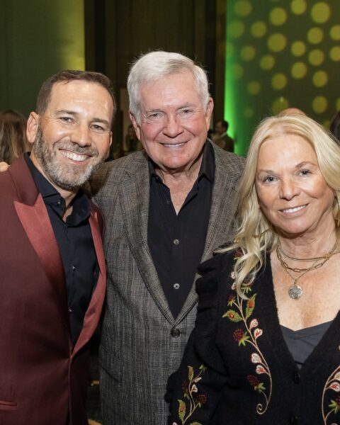 Co-host Sergio Garcia with Mack and Sally Brown at the 2025 FORE Kids ATX PAR-Tee