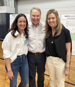 WAYA Family Day Chair Katherine Goehring, Scotty Sayers, WAYA Family Day Chair Erin Stephens