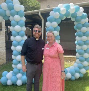 Rev. Jonathan McDanus-Dail and Director of Program and Communications Jessica Riels
