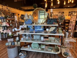 Inside of the BiG Shop with Citizen-made items on display