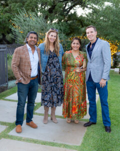 Sonu Panda, Miriam Daneker, Shalu Panda, and Peter Daneker