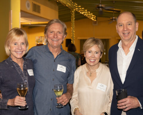 Anna Belle and Rob Williams with Cissy and Mark Warner