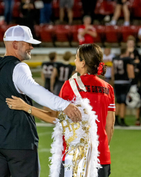 Athletic Director & Head Football Coach Phil Dawson and his wife Shannon, Director of Athletics Advancement & Operations