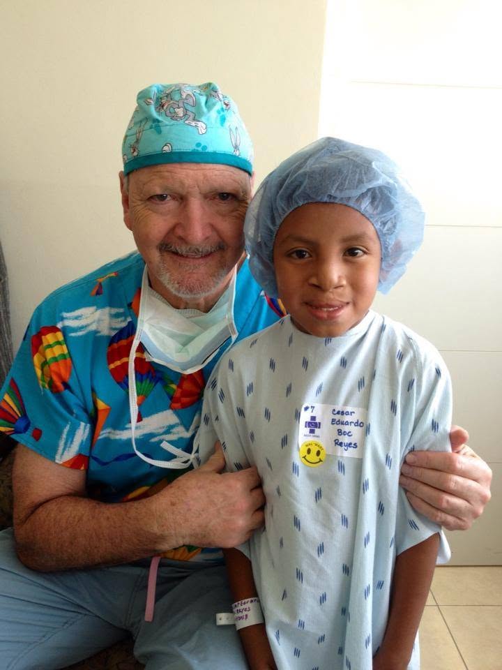 Dr. Bill Gorman, 2026 Award Winner with Patient Before Surgery