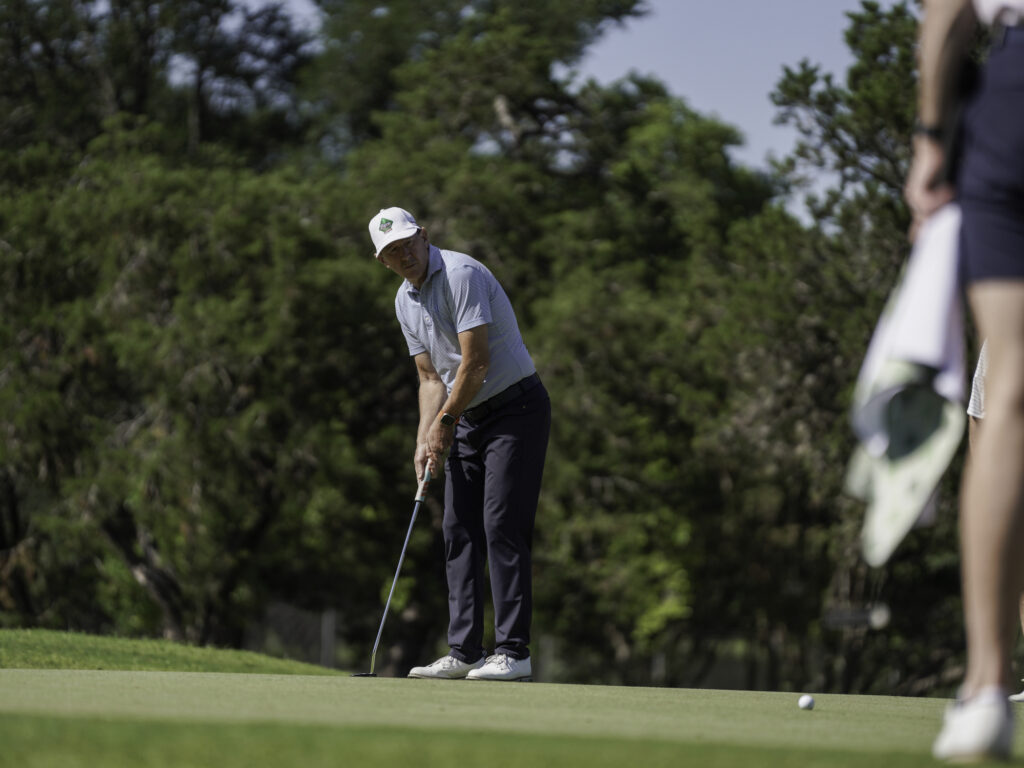 Dr. Jeffrey Shilt playing in the tournament