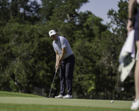 Dr. Jeffrey Shilt playing in the tournament