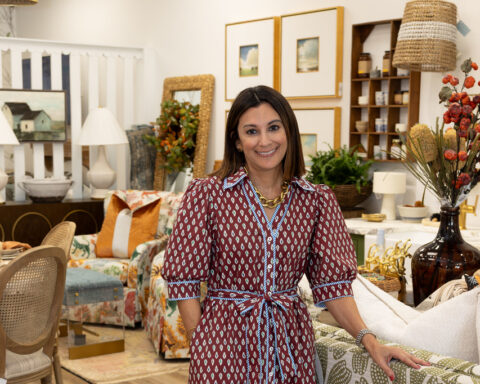 Laura Parsons at her store, Branch+Bird, at Davenport Village in Westlake