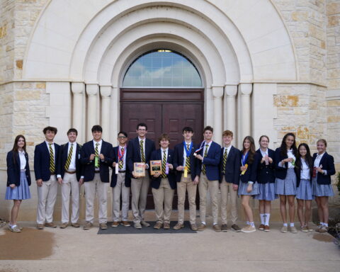 Piper Taylor, Dane Heath, Drew Novy, Diego Romero, Harrisonne Wu, Luke Wood, Noah Ledbetter, Ryan Collins, Tobin Simmons, Brooks Garner, Kaitlin Collins, Bailey Roberson, Hannah Butler, Claire Ly, Ashley Dunaway. Not Pictured: Simon Batchelor, Charlie Roy, Sawyer Jackson