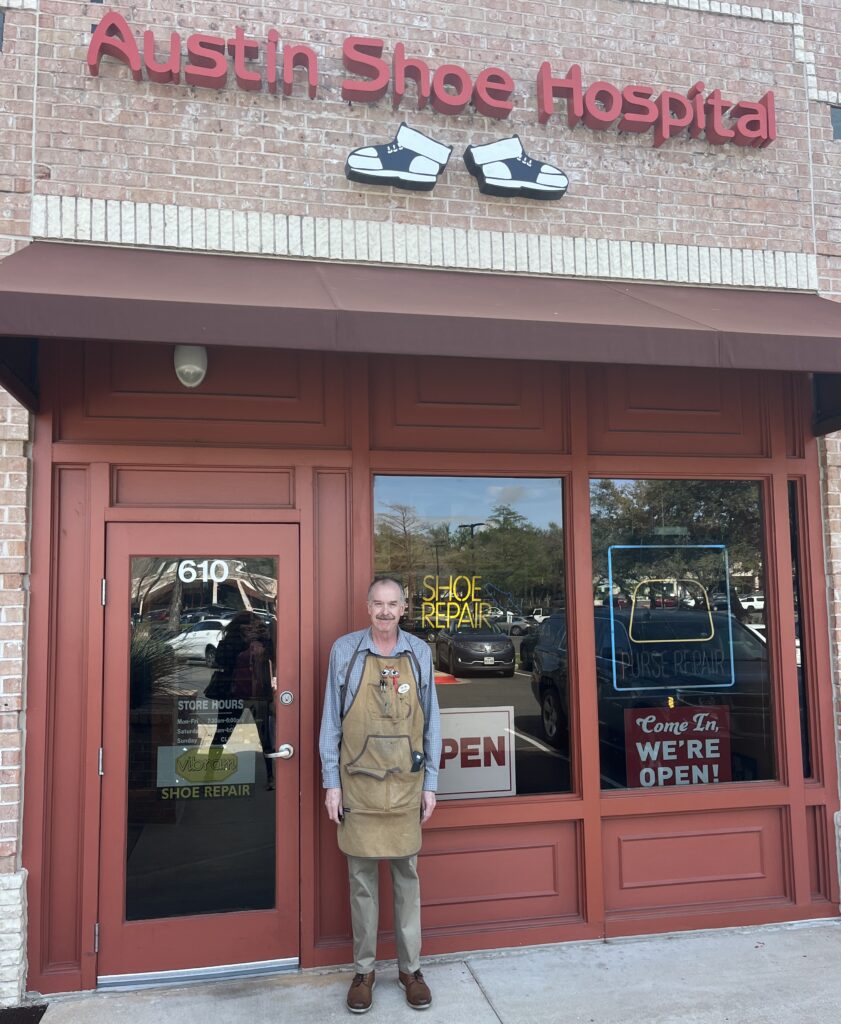 Store Manager Todd North at Austin Shoe Hospital in Westlake