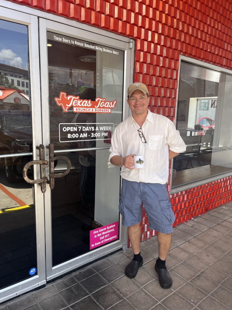 Danny Romo co-owner of Texas Toast Brunch and Burgers