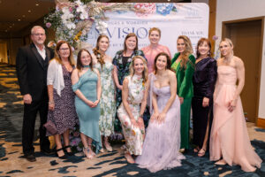 2026 Envision Gala Committee (Back Row) Terry French, Kari French, Genesis Zuniga, Karen Norrod, WW Board President Meaghan Mooney, Chielsey Barber, Gigi Gomel, Envision 2025 Gala Co-Chair Jessica Wyatt, Aime Smith (Front Row) Allison Zelinski, WW Sr. Director of Development & Outreach – Central Texas Nicole Halder