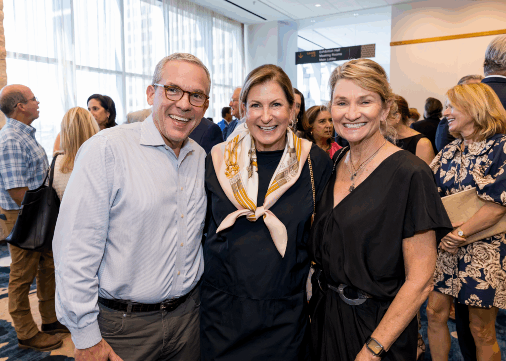 Kin Gill, Catherine Wenske, and Wendy Greissen at the Shining Stars Luncheon-Fall 2025