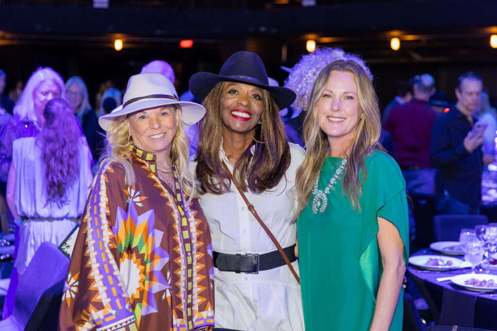 Sally Brown, Muny Conservancy board member Gigi Bryant, Jessica Bush