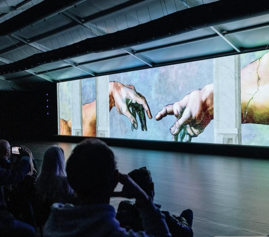 Gallery 1 at the Sistine Chapel Experience, A Cinematic Prelude