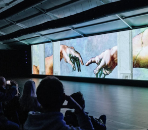 Gallery 1 at the Sistine Chapel Experience, A Cinematic Prelude