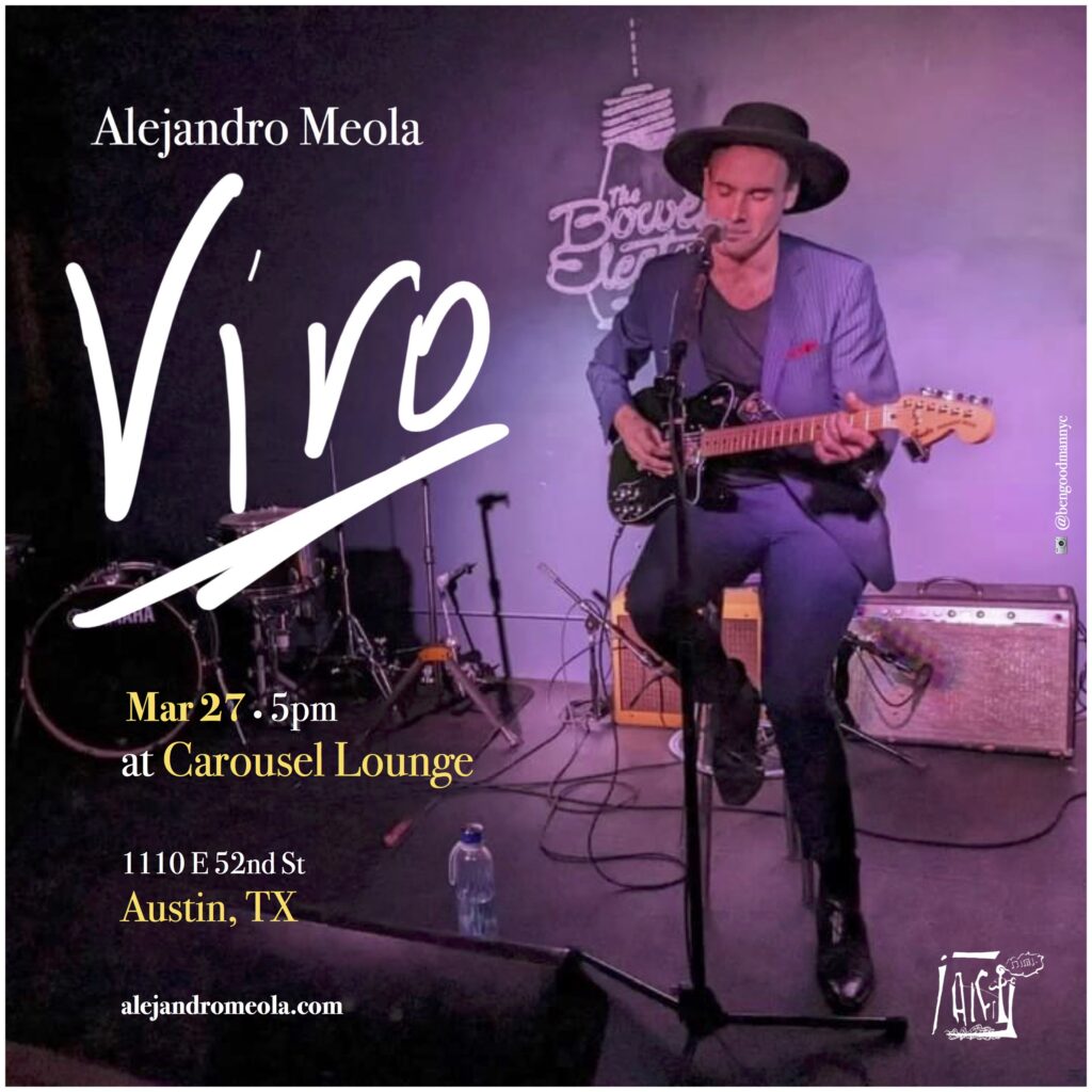 Alejandro Meola Live in Austin, TX at Carousel Lounge