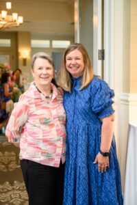 Sally Harner and President Jamie Winters-Johnson