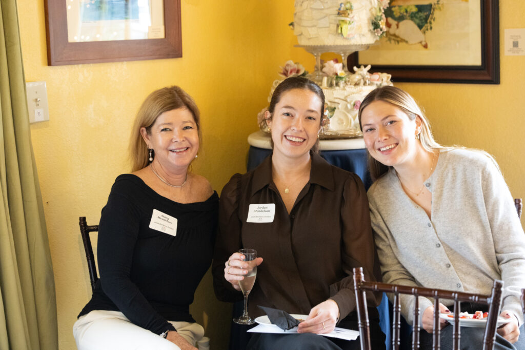 Stacy and Jordan Mendelson with Sarah DeGrasse