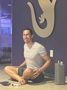 JJ Ruescas speaking to a Breathwork Class at Upgrade Labs 5th Street