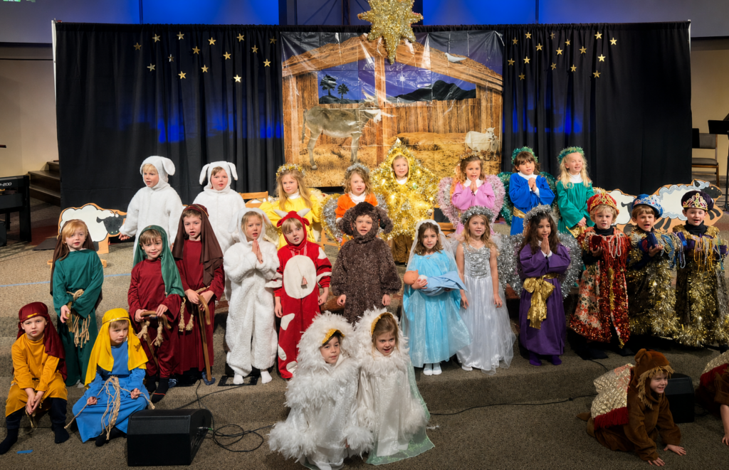 Students at the Casner Christmas Program, a cherished tradition centered on the timeless message of Christ’s love and redemption