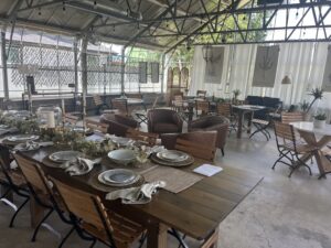 The Sunflower Room Events Space next to the BiG Cafe and Shop in Georgetown