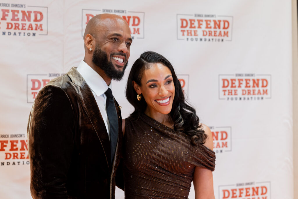 Derrick Johnson and wife Brittni