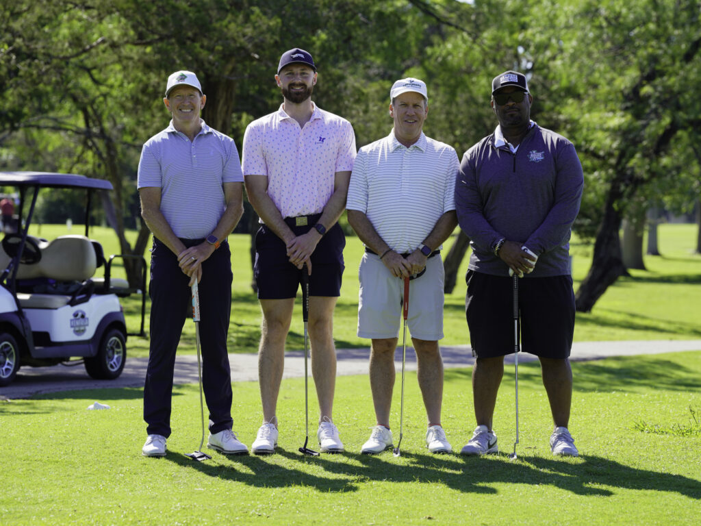 Dr. Jeffrey Shilt, Cameron Parker, David Courtney and Mike Harge