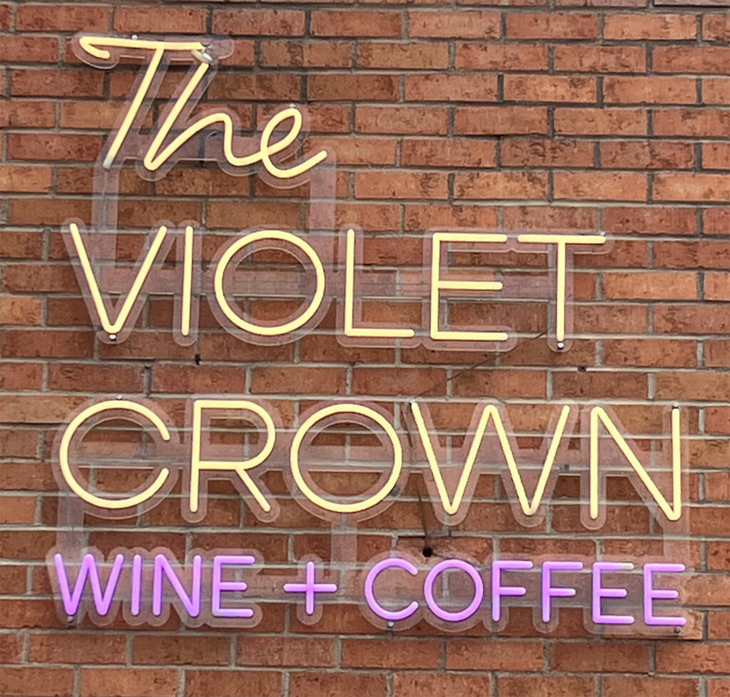 Violet Crown Coffee Shop 7100 Woodrow Avenue, photo by Martha Hartzog