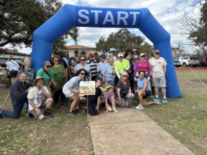 St. John’s United Methodist Church congregation members at Austin’s 2025 Crop Hunger Walk