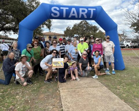 St. John’s United Methodist Church congregation members at Austin’s 2025 Crop Hunger Walk
