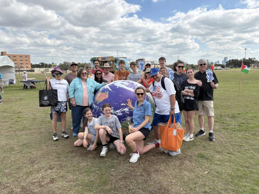 Westminster Presbyterian congregation members at Austin’s 2025 Crop Hunger Walk