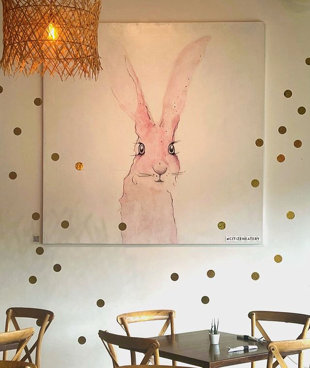 Citizen Eatery’s iconic giant bunny