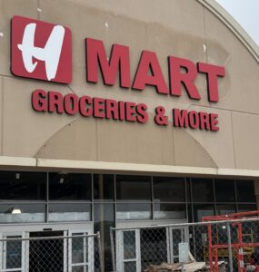 H Mart gets closer to opening