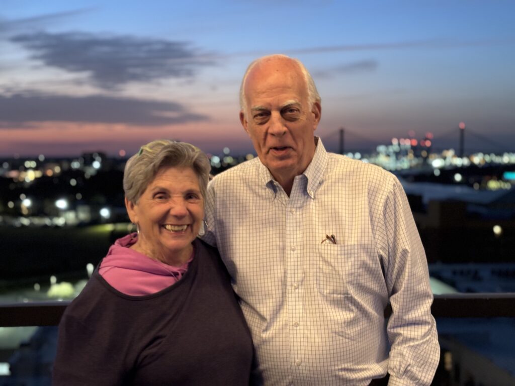 Mary Ann Benson with husband Joe