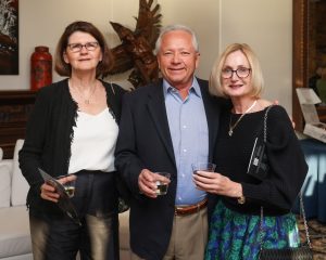 Tricia and Virgilio Altamirano and Dr. Carolyn Biebas