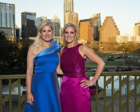 Crystal Ball event chairs Lindsay Sartain and Christy Werner